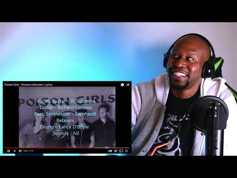 Awesome punk Rock Reaction To Poison Girls - Persons Unknown