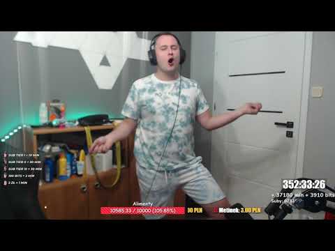 Majszi tańczy dla widza za REKORD POLSKI na Twitchu +8k SUBÓW