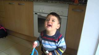 Tocando la trompeta