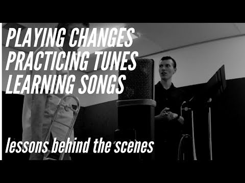 Jazz Trombone Lessons Behind the Scenes w/ David H. Sydney, Australia