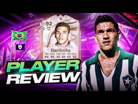 92 ICON GARRINCHA PLAYER REVIEW - EA FC 26 ULTIMATE TEAM
