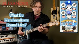 Video thumbnail for Alexander Pedals Marshmallow Pitch Shifter/Modulator by AndyDemos