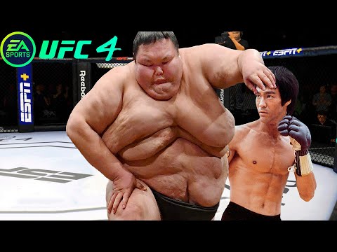 UFC4 Bruce Lee vs Evil Sumo Fighter EA Sports UFC 4 PS5