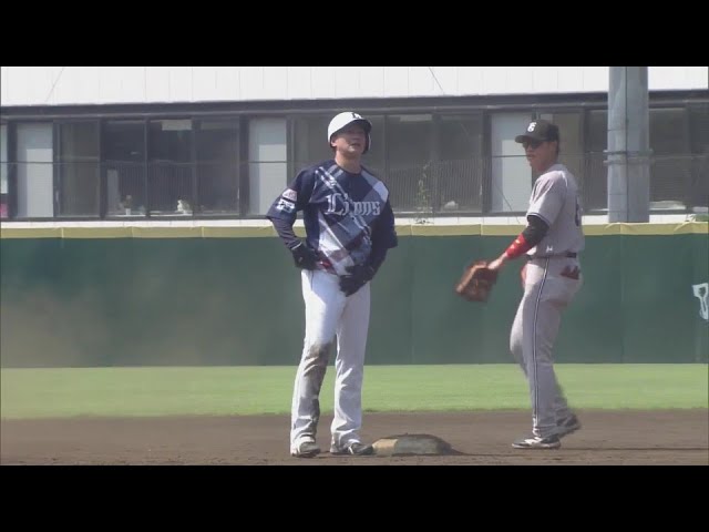 【ファーム】隙を逃さない見事な盗塁!! ライオンズ・金子侑司 好判断でチャンスメイク!! 2024年7月5日 埼玉西武ライオンズ 対 読売ジャイアンツ