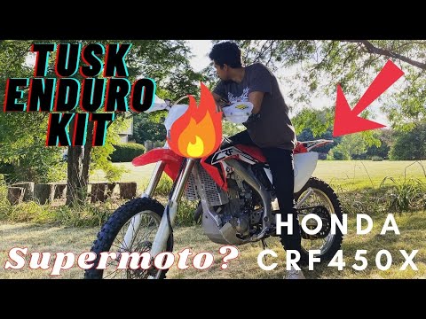 Tusk Enduro street legal kit | Unboxing and installation | Honda CRF450X