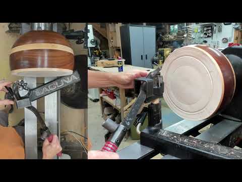 Ted's Turnings - Coring a Laminated Bowl