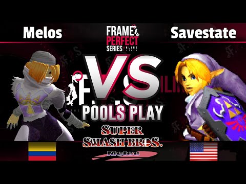 FPS2 Online Pools - M1 | Melos (Sheik) vs. RCS | Savestate (Link) - Smash Melee