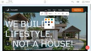 Real Estate Website Builder, Real Estate Agents Website Template
