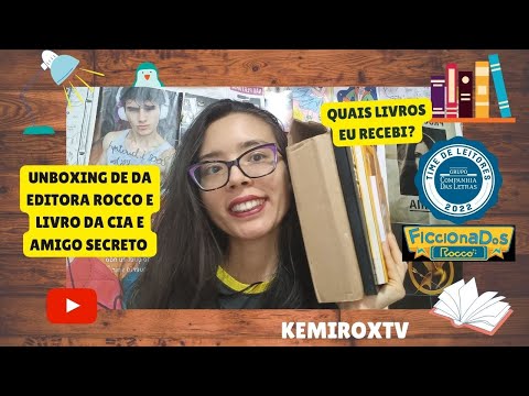 UNBOXING E BOOKHAUL DE NOVEMBRO | Kemiroxtv