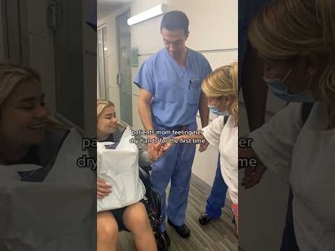 ETS surgery cures your excessively sweaty hands for life! #hyperhidrosis