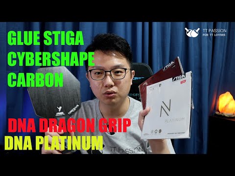 How To Glue Stiga Cybershape Carbon? 如何為賽博6上膠皮？