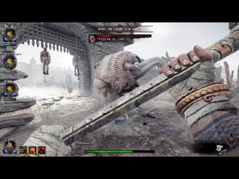 Warhammer vermintide 2  cataclysm solo Chaos Spawn fight