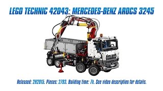 LEGO Technic Mercedes-Benz Arocs (42043) - відео 3