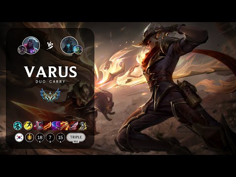 Varus ADC vs Kalista - KR Challenger Patch 12.22