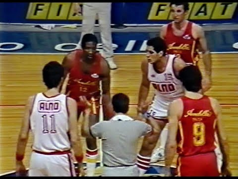 A2 Play out 1986/'87 Alno Fabriano Basket - Annabella Pavia 81-79