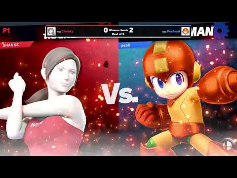 Chunky (Wii Fit Trainer) vs Peabnut (Mega Man) -  Winners Semi-Final  - Hidden Nest #33