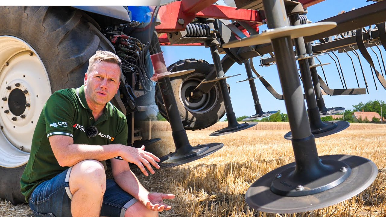 Gyakorlatban a 4Disc ActiCut Ultrasekély talajművelő