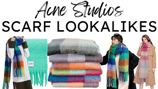 Affordable Alternatives to the Iconic Acne Studios Scarf