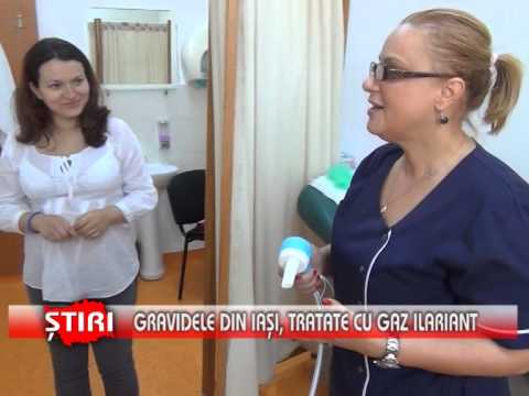 Gravidele din Iași, tratate cu gaz ilariant - www.1tvbacau.ro (14.06.2014)