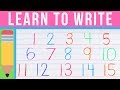 How to Write Numbers | Learn to Write with Chicka Chicka 123 | Handwriting Practice for Kids