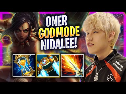 ONER LITERALLY GOD MODE WITH NIDALEE! - T1 Oner Plays Nidalee JUNGLE vs Lee Sin! | Season 2024