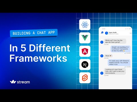 Building a Chat App in 5 Frameworks (React, Angular, Vue, Svelte, Next.js)