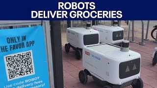 H-E-B delivers groceries by robot in Austin neighborhood | FOX 7 Austin