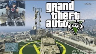 GTAV Soundtrack & Trailer Song - Drum Cover - 5 Star Escape Gameplay Montage - Grand Theft Auto 5