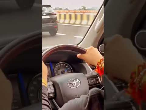 Harrier VS Fortuner Race 🔥#harrier #fortuner #race #tata #toyota