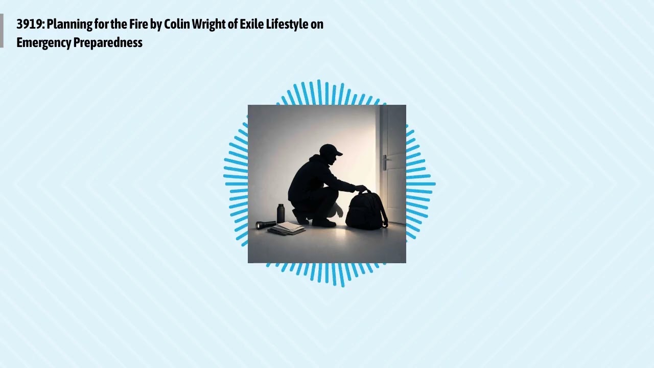 3919: Planning for the Fire by Colin Wright of Exile Lifestyle on Emergency Preparedness |...