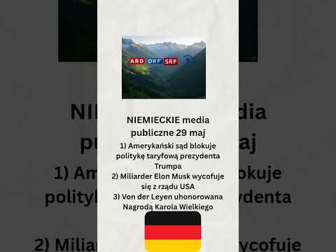 Niemieckie media publiczne 29 maj