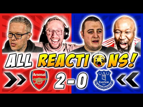Arsenal and Rivals & Haters Fan Reactions to Arsenal 2-0 Everton | Premier League Fan Reactions