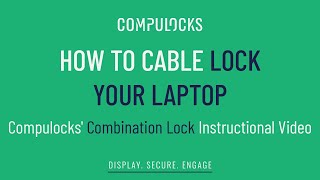 How to Cable Lock Your Laptop. Maclocks