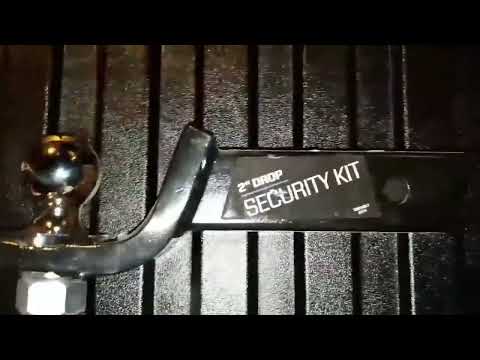 How to install Reese 2" drop tow hitch on a truck.