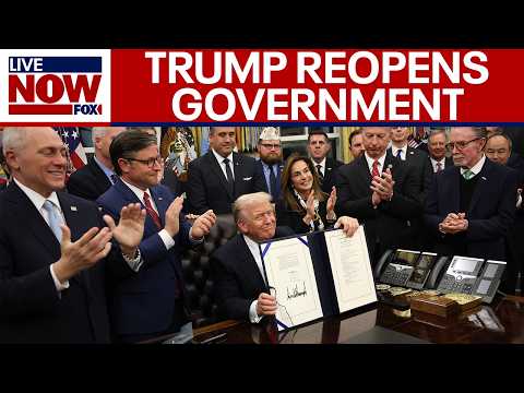 Video | BREAKING: Trump signs funding bill, ending government shutdown