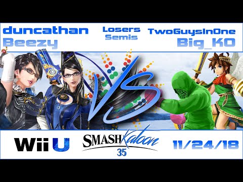 duncathan & Beezy (B) vs. TwoGuysInOne & Big_KO (G) - Losers Semis - Smashkatoon 35