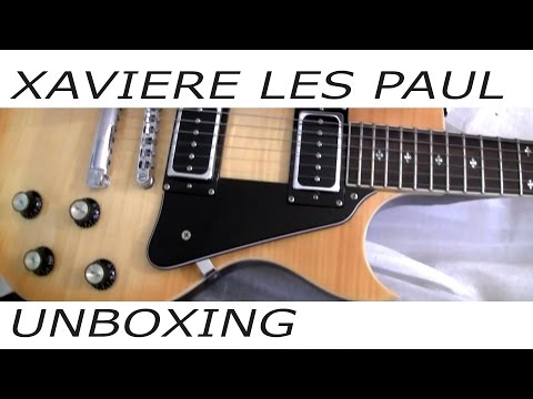 Xaviere XV500 Les Paul Unboxing And Sound Sample Guitar Fetish