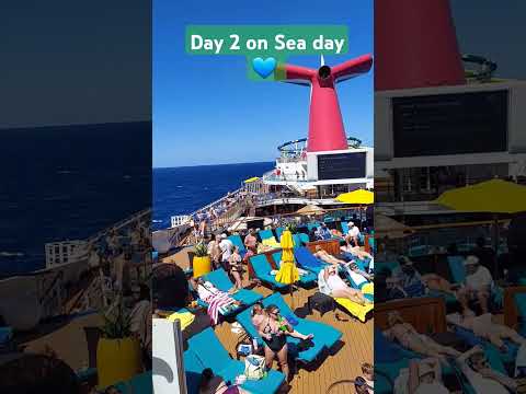 Thumbnail for Carnival Sunshine 🌞 Sea Day #youtubeshorts #youtube #travel #cruiseship #relaxing