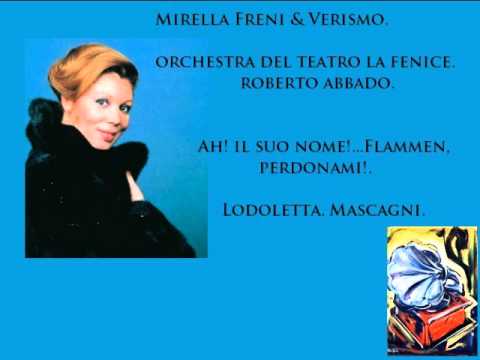 Mirella Freni. Ah! il suo nome! Lodoletta. Pietro Mascagni.