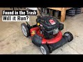Free Mower in the Trash - Serious Problem or Easy Fix?
