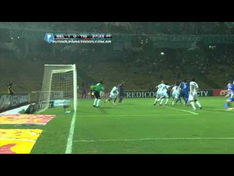 Tapadas de Olave. Belgrano 1 - Tigre 0. Fecha 17. Torneo Inicial 2013. Fútbol Para Todos