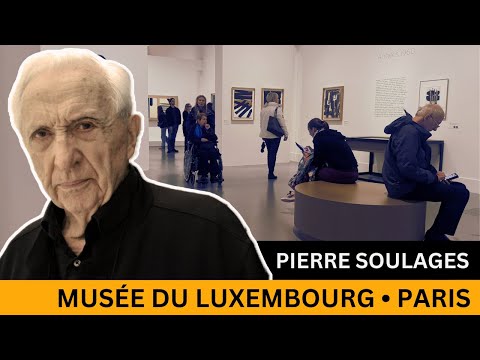 Pierre Soulages: Inside the Musée du Luxembourg Exhibition in Paris