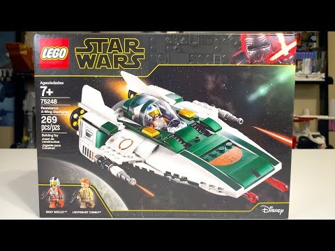 LEGO Star Wars 75248 RESISTANCE A-WING STARFIGHTER Review!