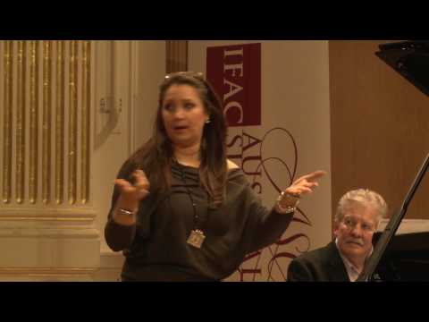 2016: Jarvis Dams, baritone. MasterClass with Barbara Frittoli and David Harper