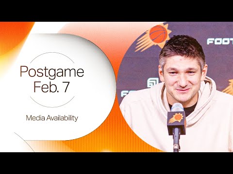 Phoenix Suns Postgame Media Availability: Mike Budenholzer, Devin Booker, and Grayson Allen | 2-7-25