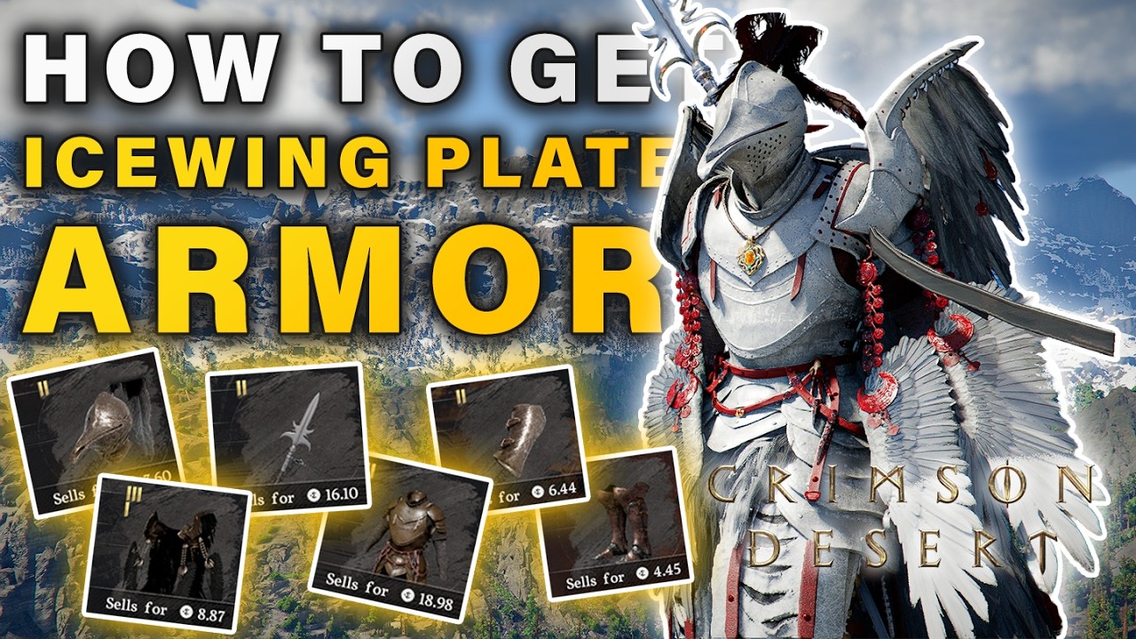 How to get Icewing Plate Armor Set with the Angel Wings ► Crimson Desert