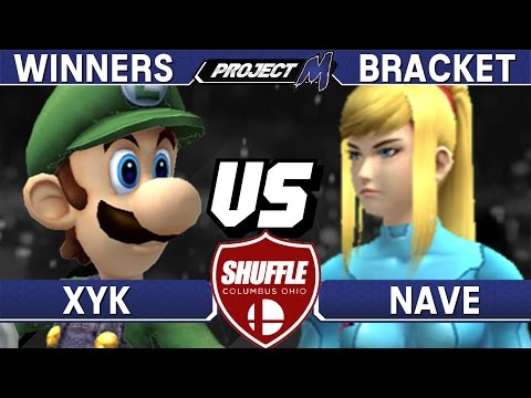 Project M - XYK (Luigi) vs Nave (Zero Suit Samus) - Shuffle BOTM Winners