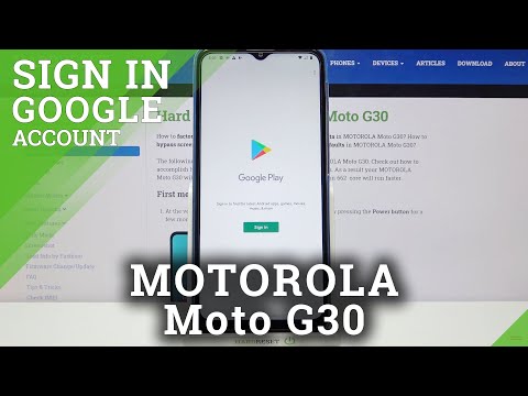 How to Add Another Account to Google Play Store in Motorola Moto G30?