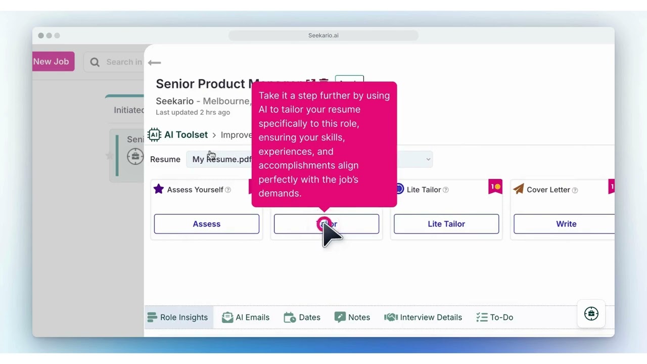 Seekario.ai | AI job board