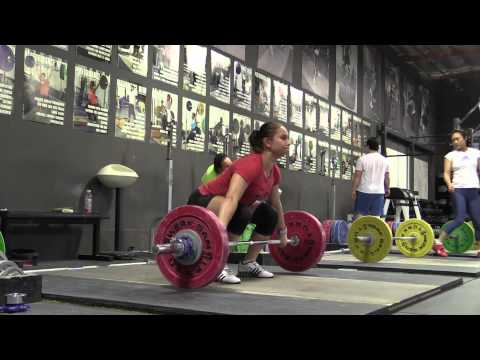 Olympic Weightlifting 3-18-15 - Snatch, Clean, Clean Pull on Riser